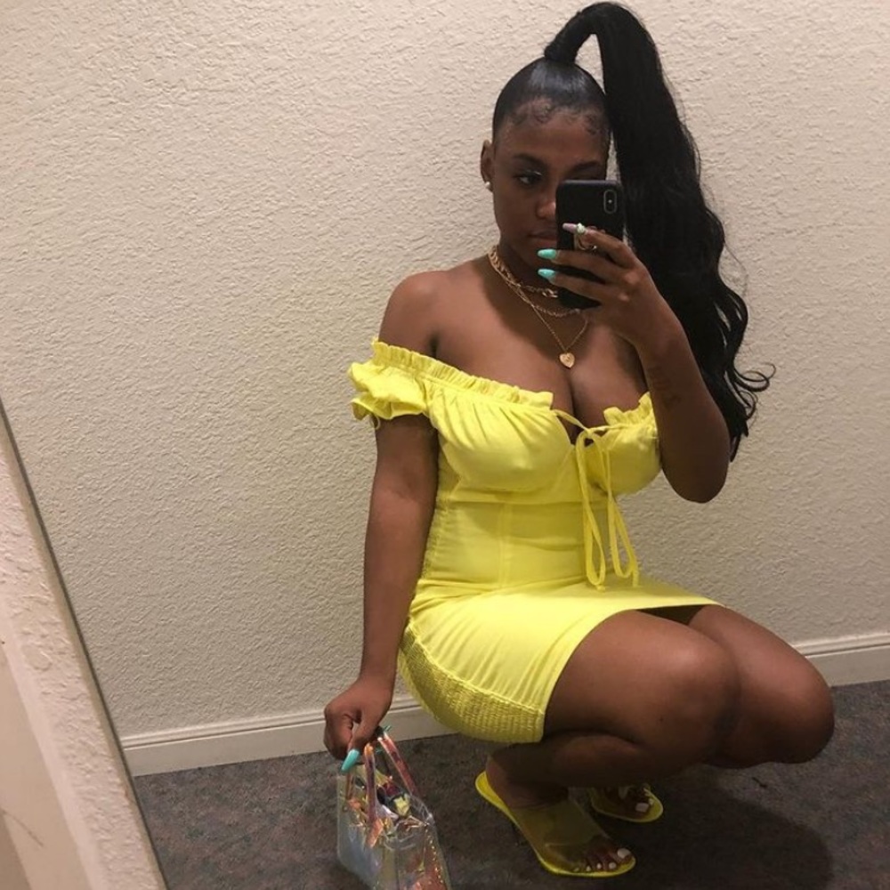 A Night Out In A Classy Yellow Dress